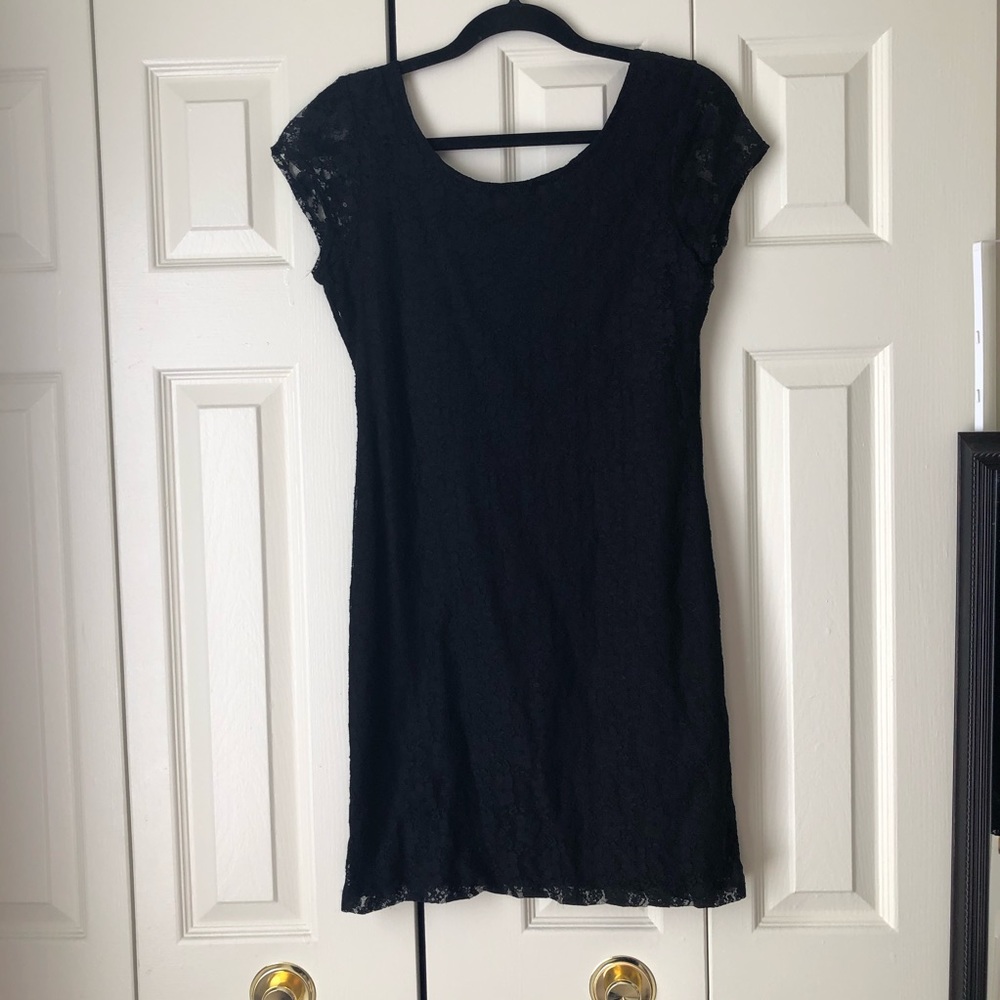Black Lace Cocktail Dress